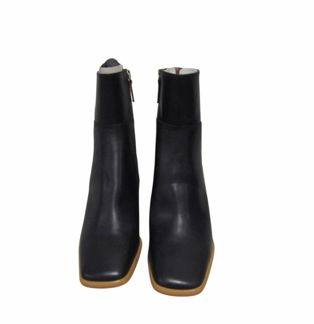 Alohas West Vintage Black Leather Boots 39 - Picture 7 of 11